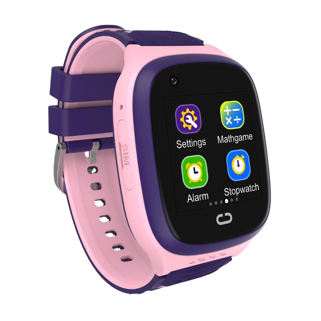 Reloj inteligente 4G para niña rosa con videollamada DIKID. Smartwatch de  silicona con WIFI, GPS, rastreador y teléfono. - mazy